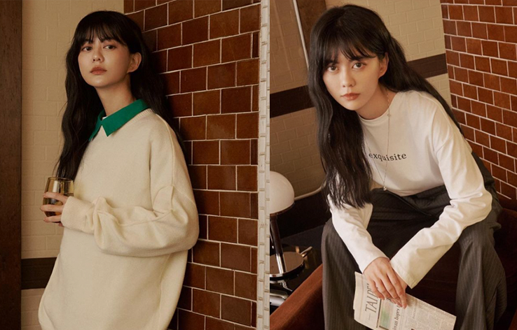網紅白癡公主曝冬裝穿搭，臉蛋神似南韓天團成員LISA。 圖：翻攝自白癡公主IG