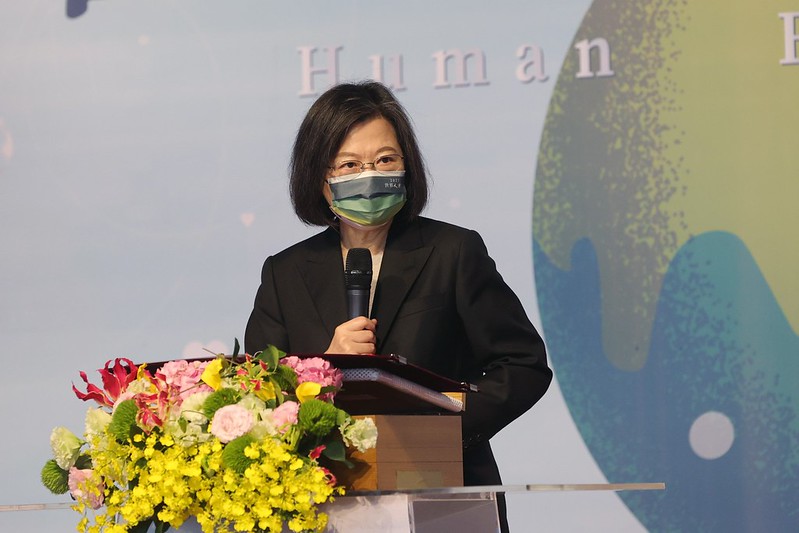 蔡英文總統今（10）日出席2022世界人權日活動。 圖：總統府提供