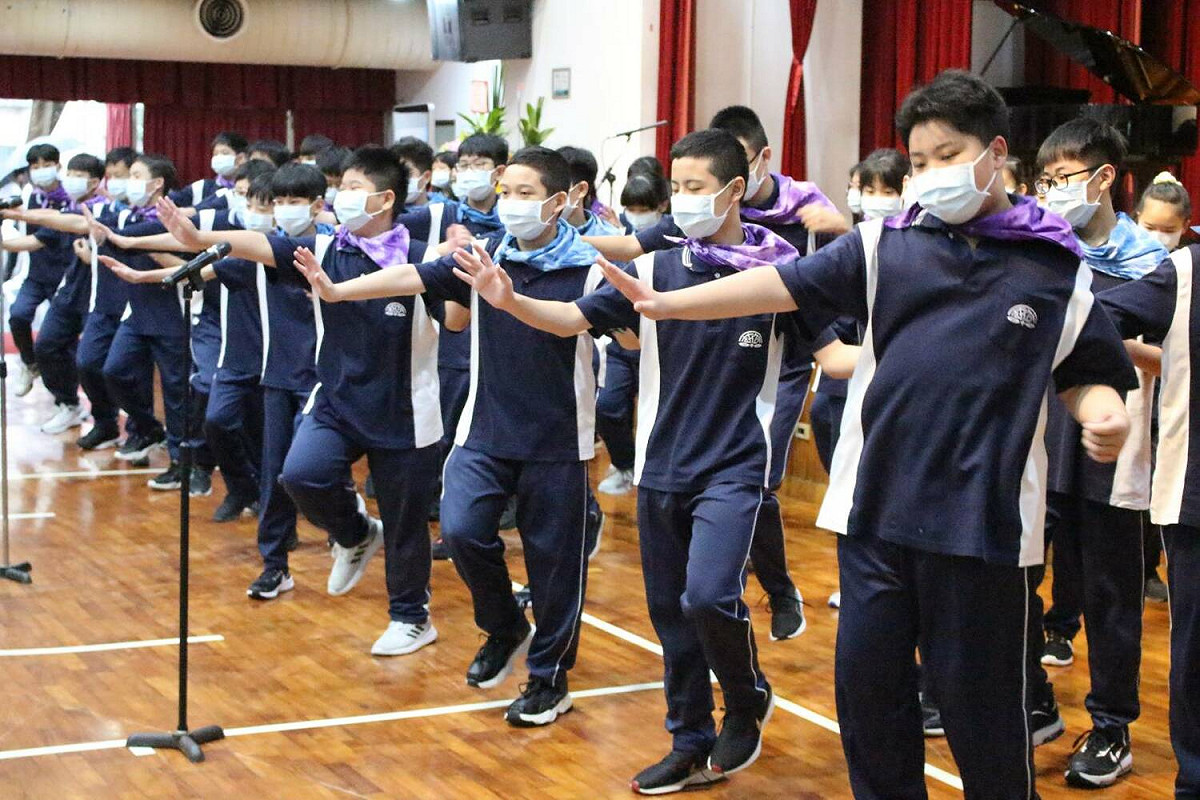 竹林人展現青春洋溢、活潑創意的風格。 圖：竹林中學提供