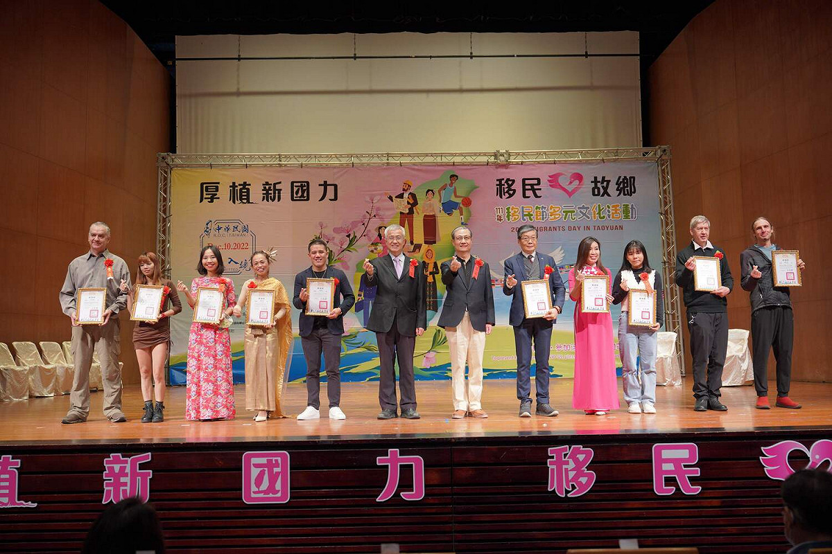 移民署今（10）日舉辦「厚植新國力‧移民『心』故鄉」多元文化活動。 圖：移民署/提供