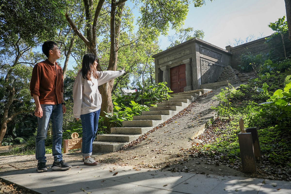 中和區自強公園瑞穗配水池。 圖：新北市景觀處提供