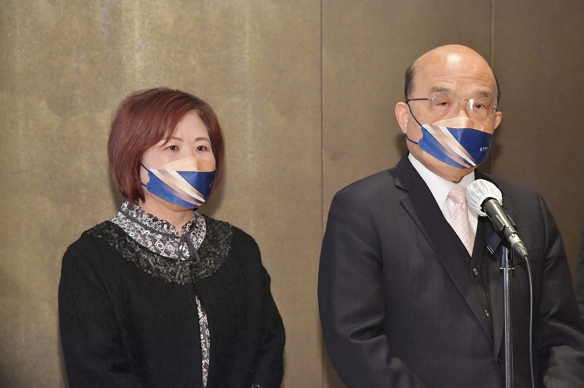 行政院長蘇貞昌12日出席「2022國際技能競賽代表團頒獎典禮」 圖：行政院提供