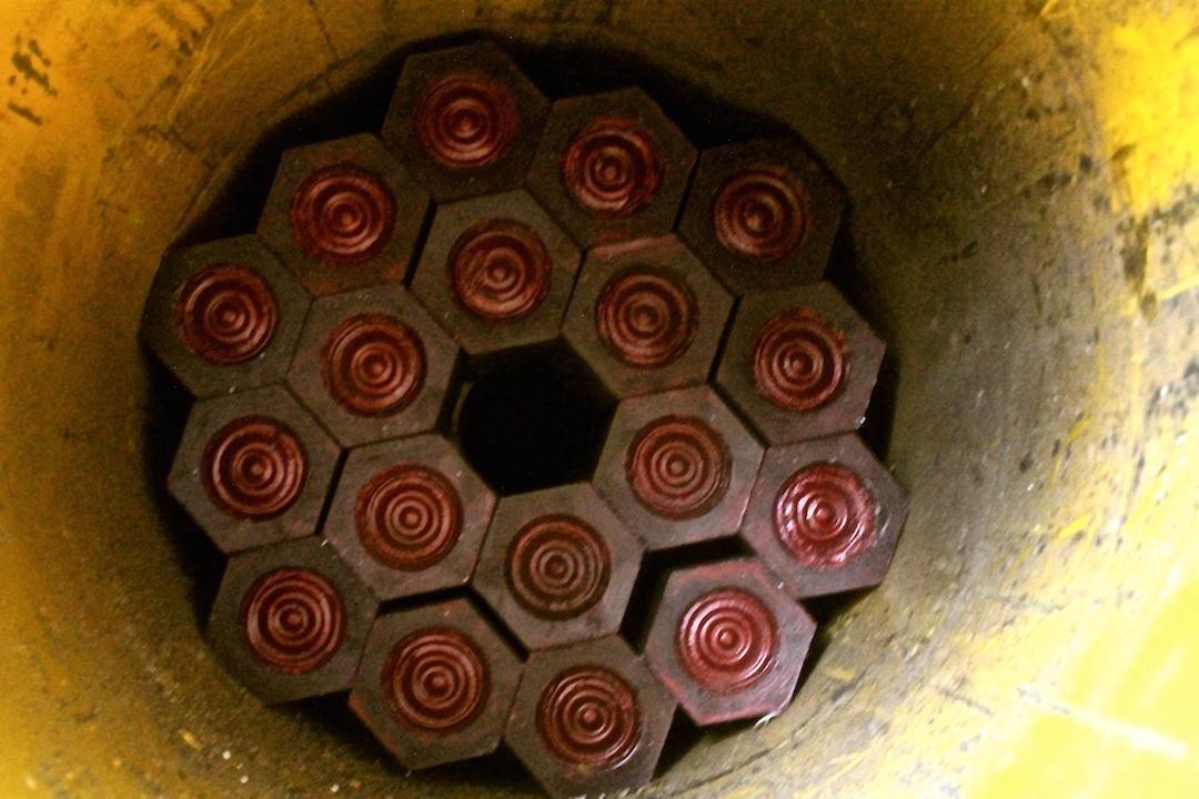 還有鋁熱劑成分的 9M22S 六邊形彈藥。 圖:翻攝自烏克蘭軍事中心網站 mil in ua