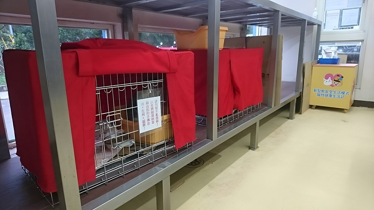 動物之家所有犬貓舍都要保持乾燥並提供保暖布料。 圖：新北市動保處提供