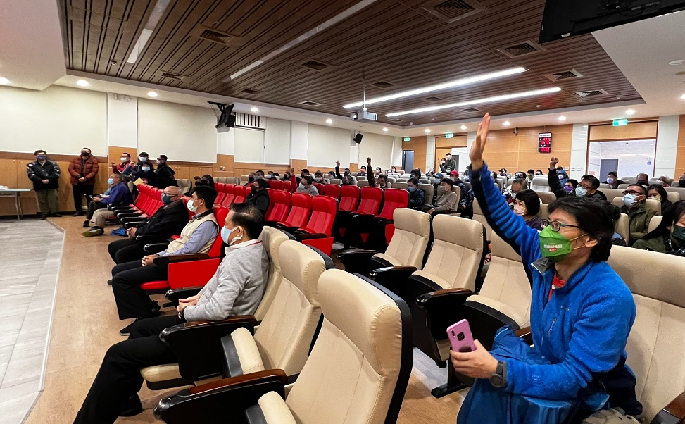 有獎徵答互動情形。 圖：台北區監理所提供