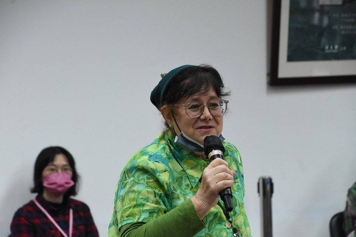 民進黨前主席施明德的前妻艾琳達於今(6)日發生車禍意外。 圖：國史館提供