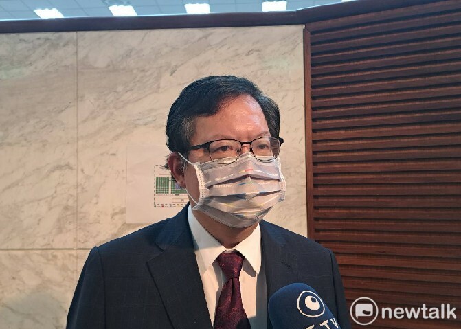 鄭文燦表示，敗選檢討會不會設限，每個人都可以暢所欲言。 圖：林昀真/攝