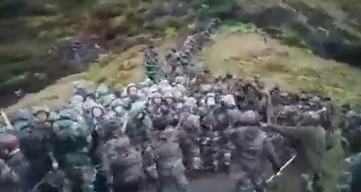 2022年12月，印度軍隊在與解放軍在中國藏南地區發生肢體衝突，《印度防務新聞》更指出，印軍成功「復仇」，雙方關係一度緊張。（示意圖） 圖:翻攝自推特 The Analyzer @Indian_Analyzer(資料照)