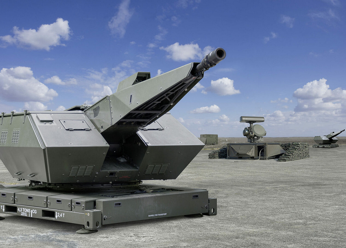 德國防衛武器製造商「萊茵金屬」(Rheinmetall)公司開發的「Skynex」防空系統。 圖：翻攝自Rheinmetall官網