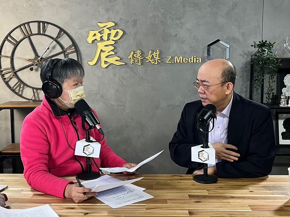郭正亮認為，陳明通指導論文爭議不會影響烏紗帽。 圖：《新聞不芹菜》節目提供