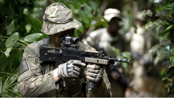 英國皇家海軍陸戰隊。 圖：翻攝自《環球網》