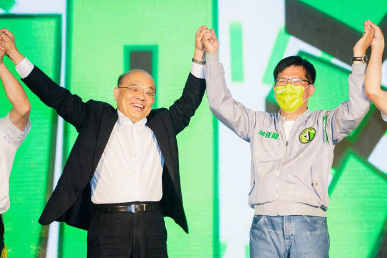 外傳林佳龍可能出任內政部，林佳龍辦公室回應，請有心人士勿再製造謠言，亂點鴛鴦譜。 圖：林佳龍辦公室提供