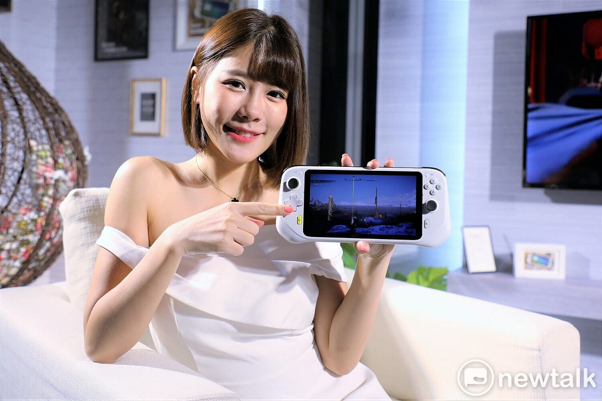 電競周邊大廠Logitech G今（15）日宣布「Logitech G CLOUD雲端遊戲掌機」在台正式上市 圖：蔡幸秀/攝