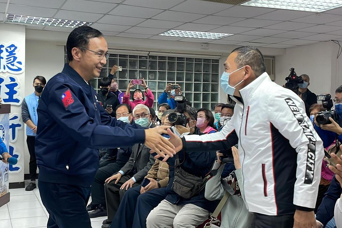 國民黨選策會名單出爐，侯友宜喊話「黑金不能復辟」，民進黨新北市議員卓冠廷直言，「朱侯正式開戰」。 圖：國民黨提供（資料照）