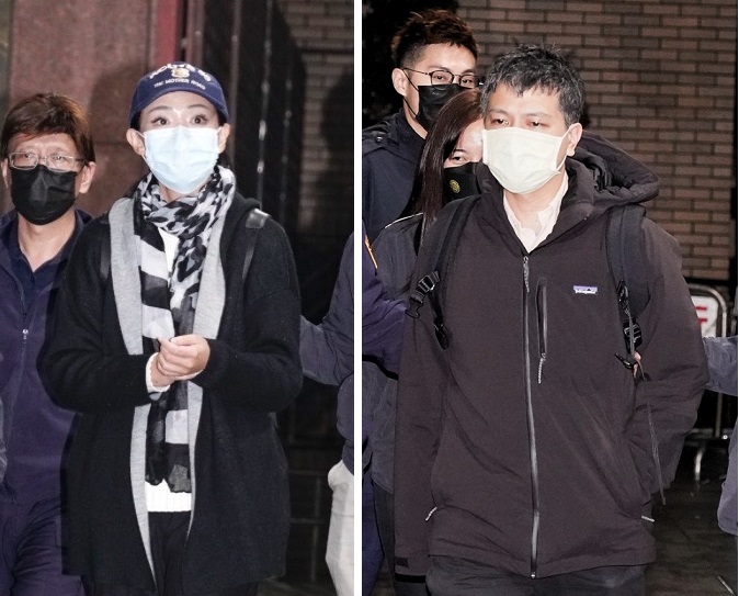 民眾黨立委高虹安（左圖右）與她的辦公室主任陳奐宇（右圖前）在涉嫌詐領助理費案中列為被告，都具有台大學歷。 圖：張良一攝/新頭殼合成