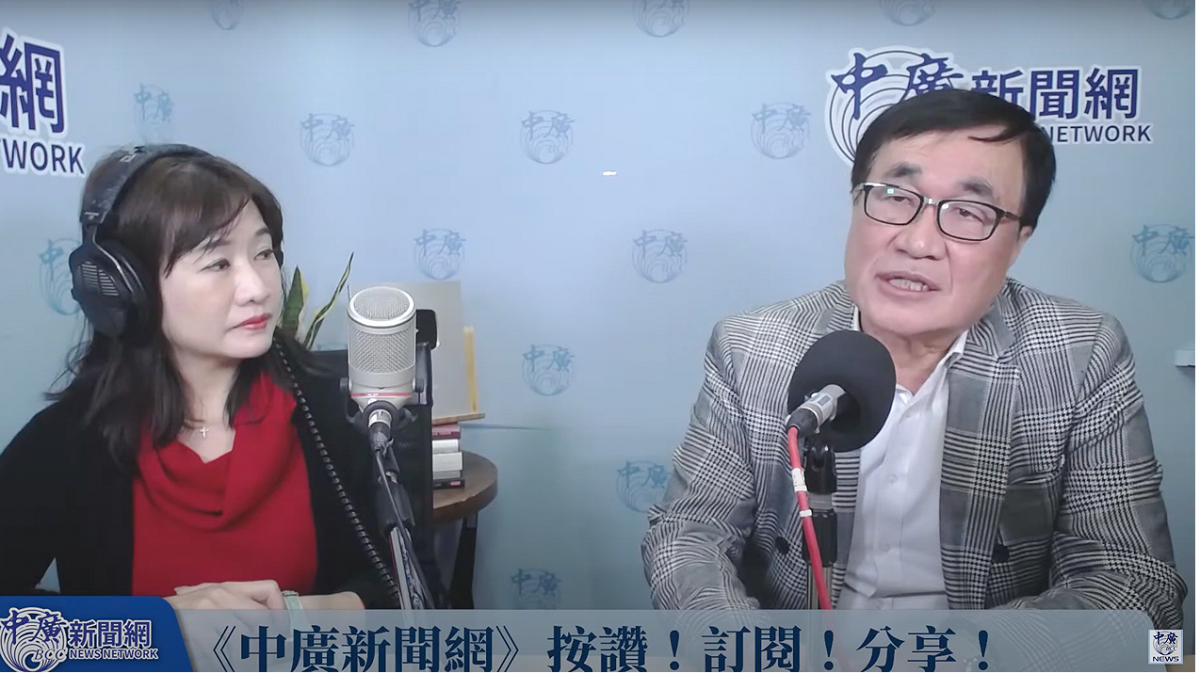李四川今日受邀節目「千秋萬事」主持人王淺秋的專訪。 圖：截自中廣新聞網 youtube
