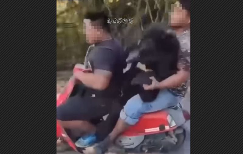 屏東一位顏姓男子非法獵殺台灣黑熊。 圖：翻攝自記者爆料網