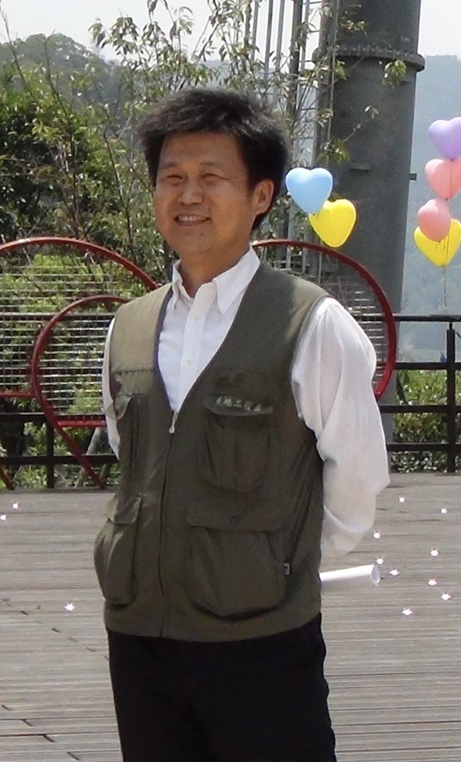 蔣萬安市府翡翠水庫管理局長林裕益。 圖：蔣萬安辦公室/提供