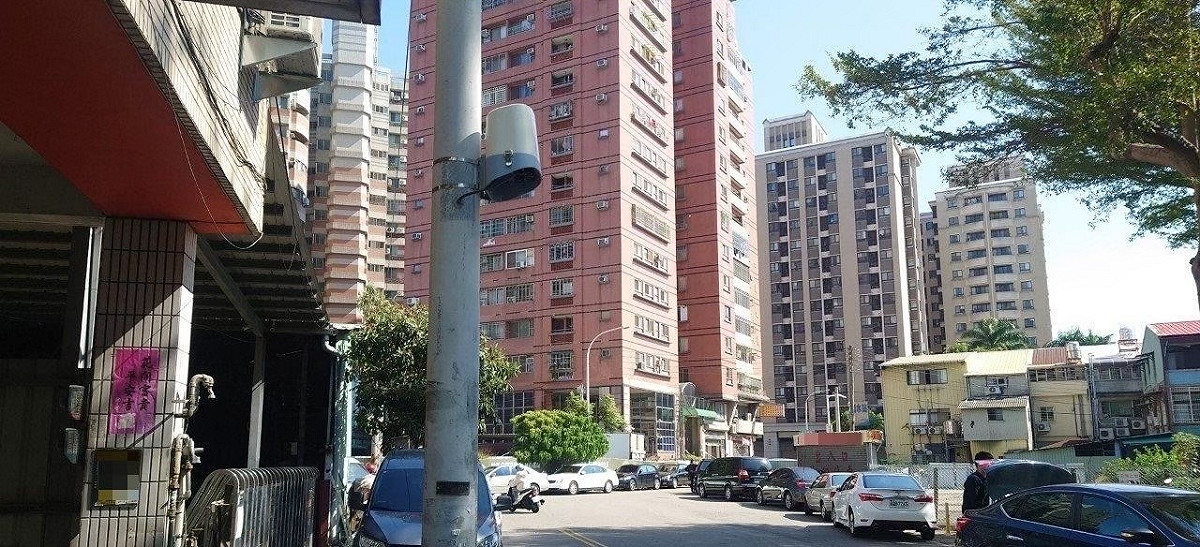 台中市轄內各行政區皆布建空品感測器。 台中市政府/提供