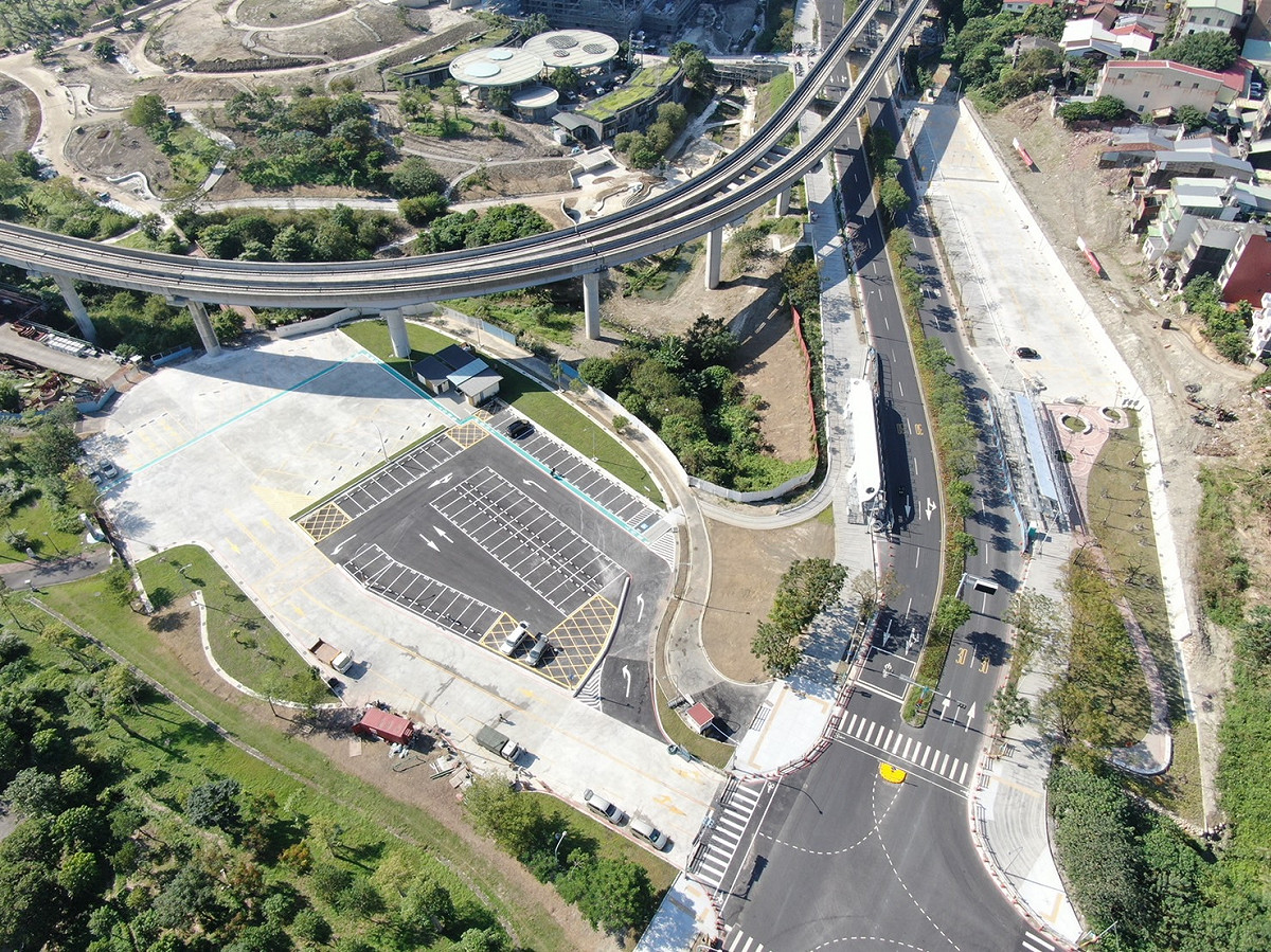 三鶯轉運站及停車場。 圖：新北市交通局提供