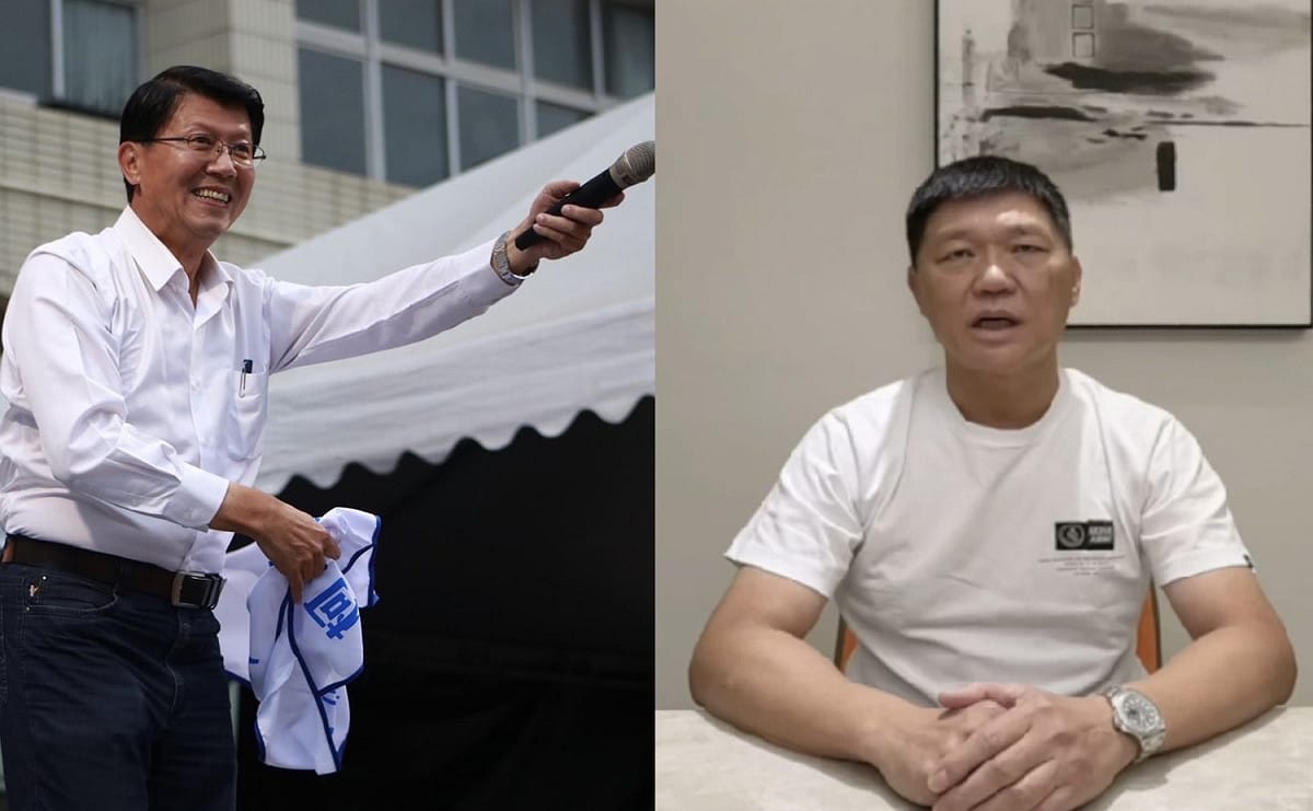 郭再欽繼昨日揚言將提出告訴後，他今日再爆謝龍介房產疑雲，質疑謝與土地開發業者並非單純的借貸關係。 圖：新頭殼組圖