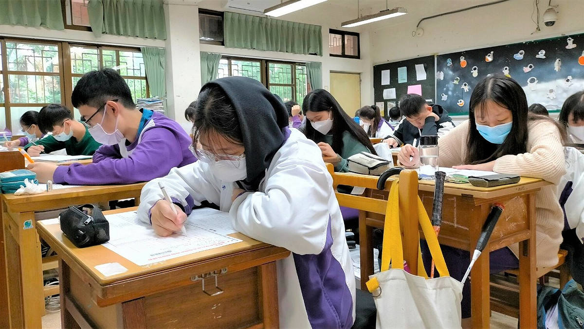 新北市領先全國辦7000人自然探究與實作模擬大會考。 圖：新北市教育局提供