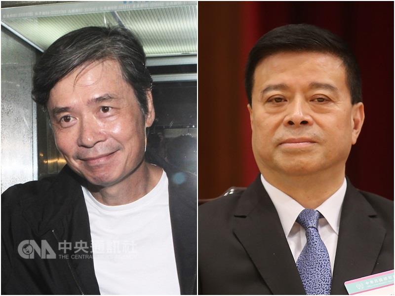 前國安會秘書長金溥聰（左）不滿前立委劉文雄（右）在政論節目說他用特權通關等，提告求償，台灣高等法院5日判金溥聰敗訴。 圖：中央社資料照片