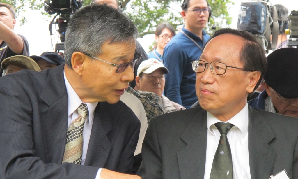 李筱峰與許景河 圖：林朝億攝