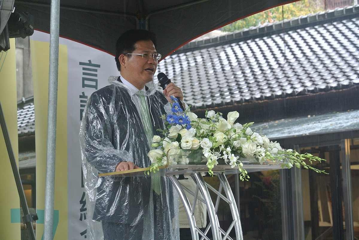 台中市長林佳龍擔憂台灣是不是有紅色恐怖？ 圖：唐復年/攝。