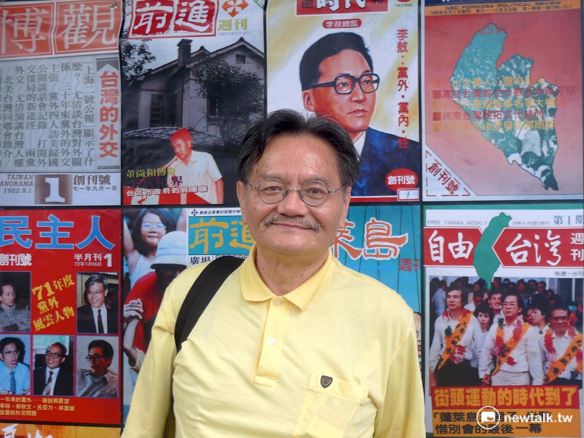 廖為民，1980~1984年在「台中書報社」擔任業務經理，與台中、彰化、南投400多個書店與書報攤合作販賣黨外雜誌，是大台中地區民眾接觸黨外雜誌的主要通路來源。 圖：汪少凡／攝