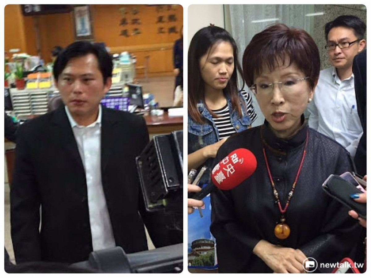 針對黃國昌呼籲放棄一中原則，洪秀柱9日受訪時不以為然反酸，「他是不是應該先去當兵？」 圖：新頭殼資料照片合成