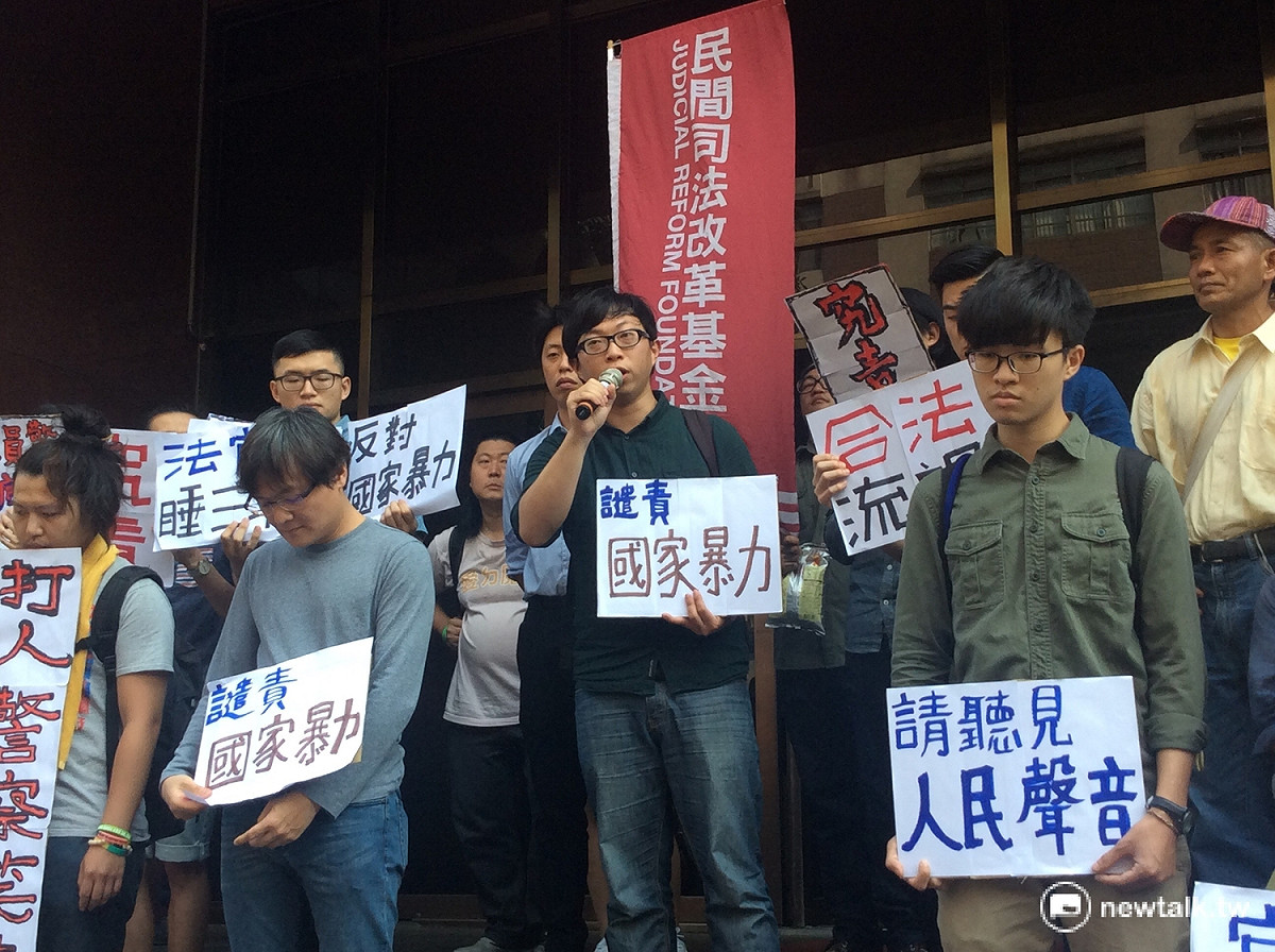 魏揚質疑，面對違憲的執法行為，又何來妨礙公務的罪名？因此主張此案的參與者應全體無罪。 程士華/攝