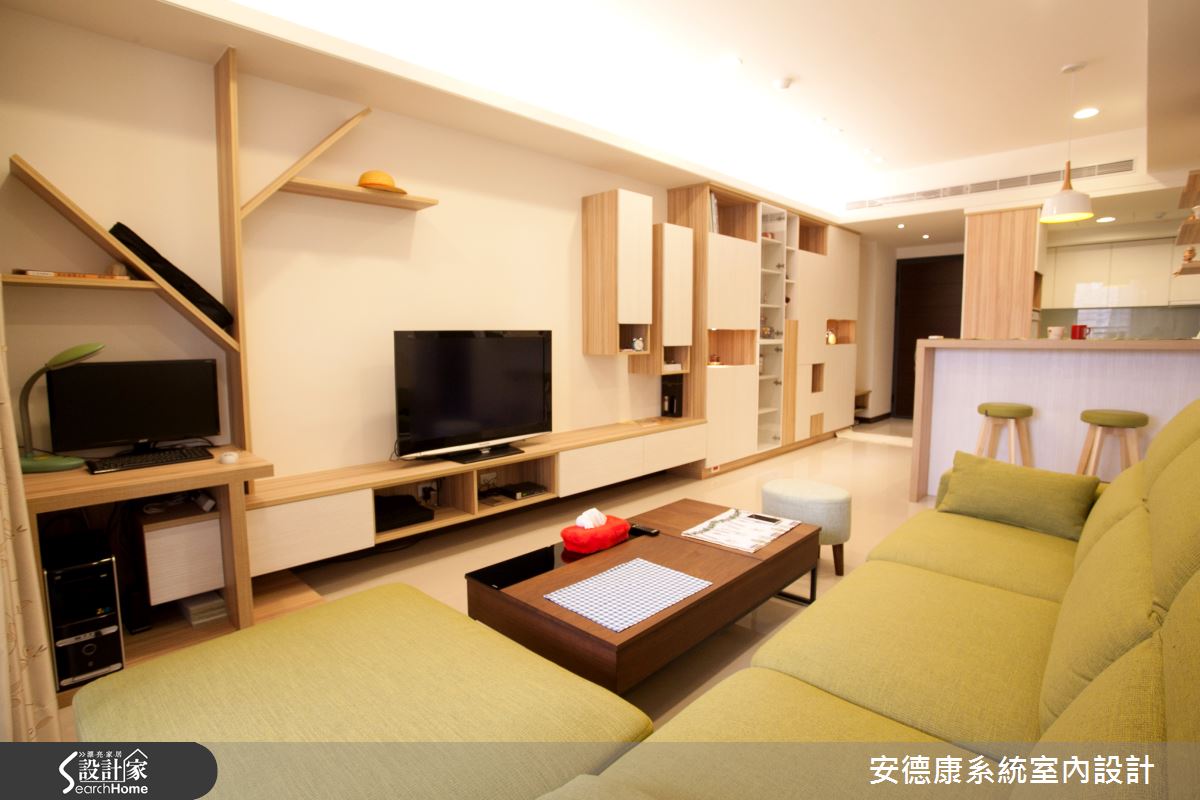 男女對於家居擺設的觀念大不同，男性會更加偏好方便休閒娛樂的房間。圖翻攝於設計家Searchome網站。 圖：設計家Searchome提供