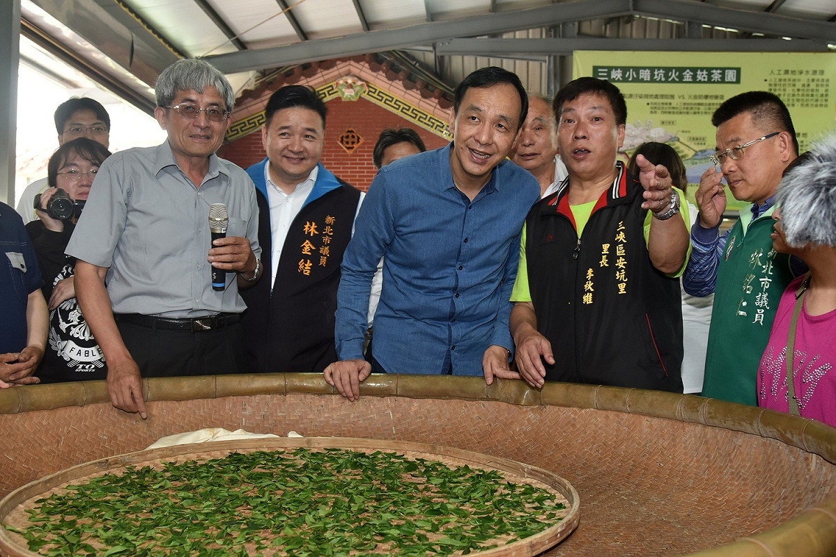 三峽小暗坑的火金姑茶分為碧螺春和蜜香紅茶2種，還有一系列賞螢套裝小旅行，不但可以喝到健康的好茶，還可以欣賞火金姑亮晶晶的螢火流光。 圖:新北市政府/提供