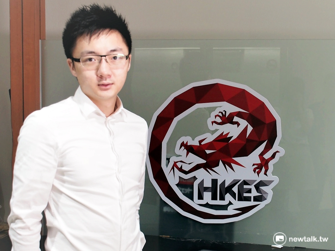 談台灣電競政策，HKE總裁鍾培生表示：「政策方向正確。」 攝影：黃麒賓攝