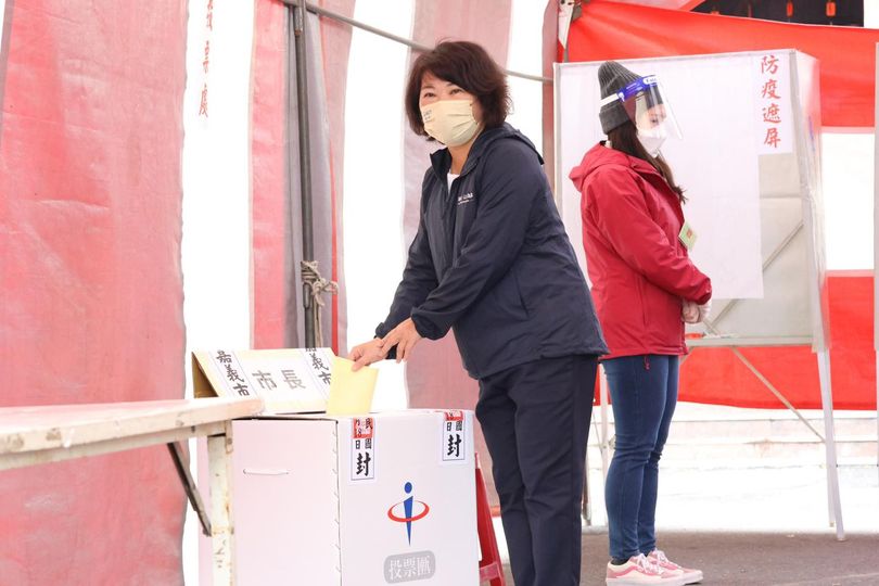 黃敏惠宣布自行當選。 圖：翻攝自黃敏惠臉書