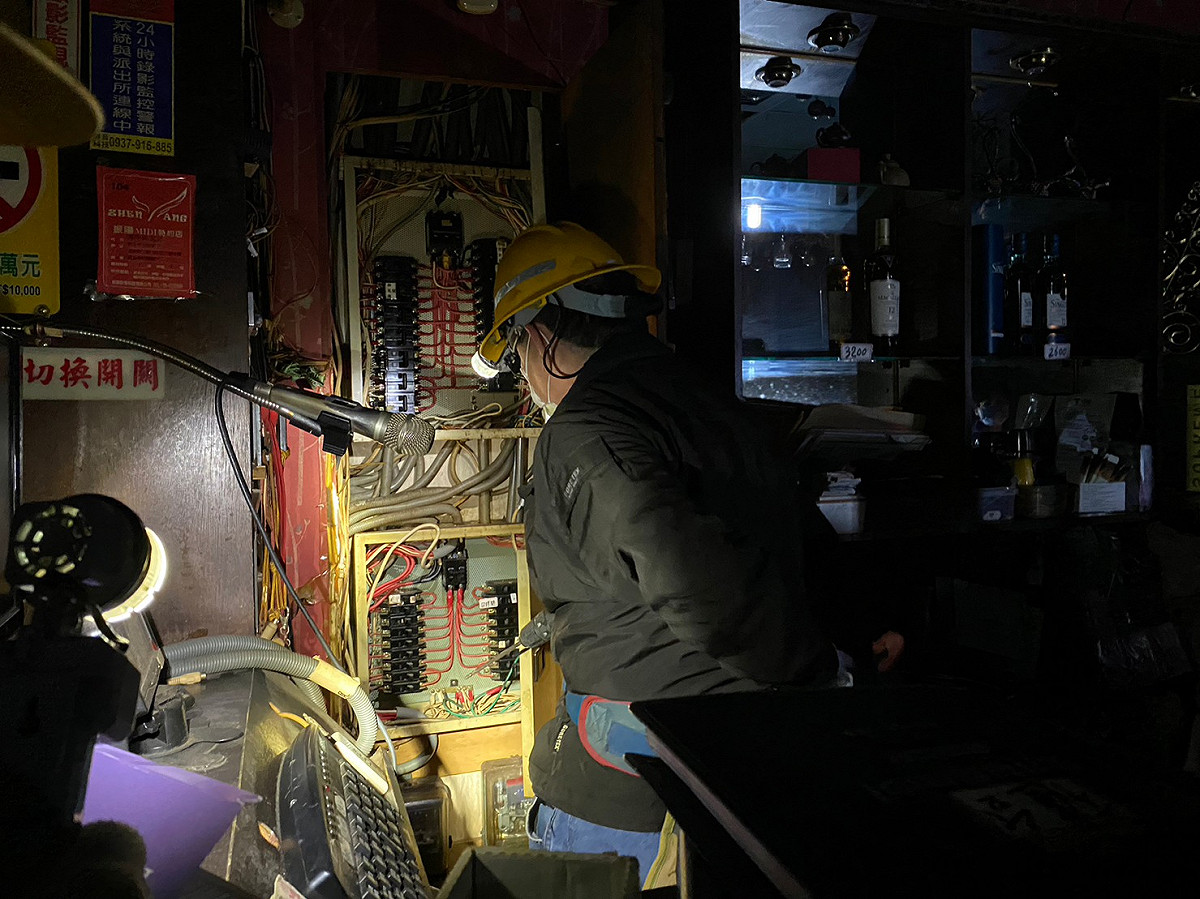 違規場所停止供電。 圖：新北市城鄉局/提供