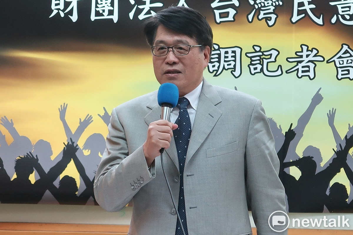 台灣民意基金會董事長游盈隆。 圖：林朝億/攝（資料照片）