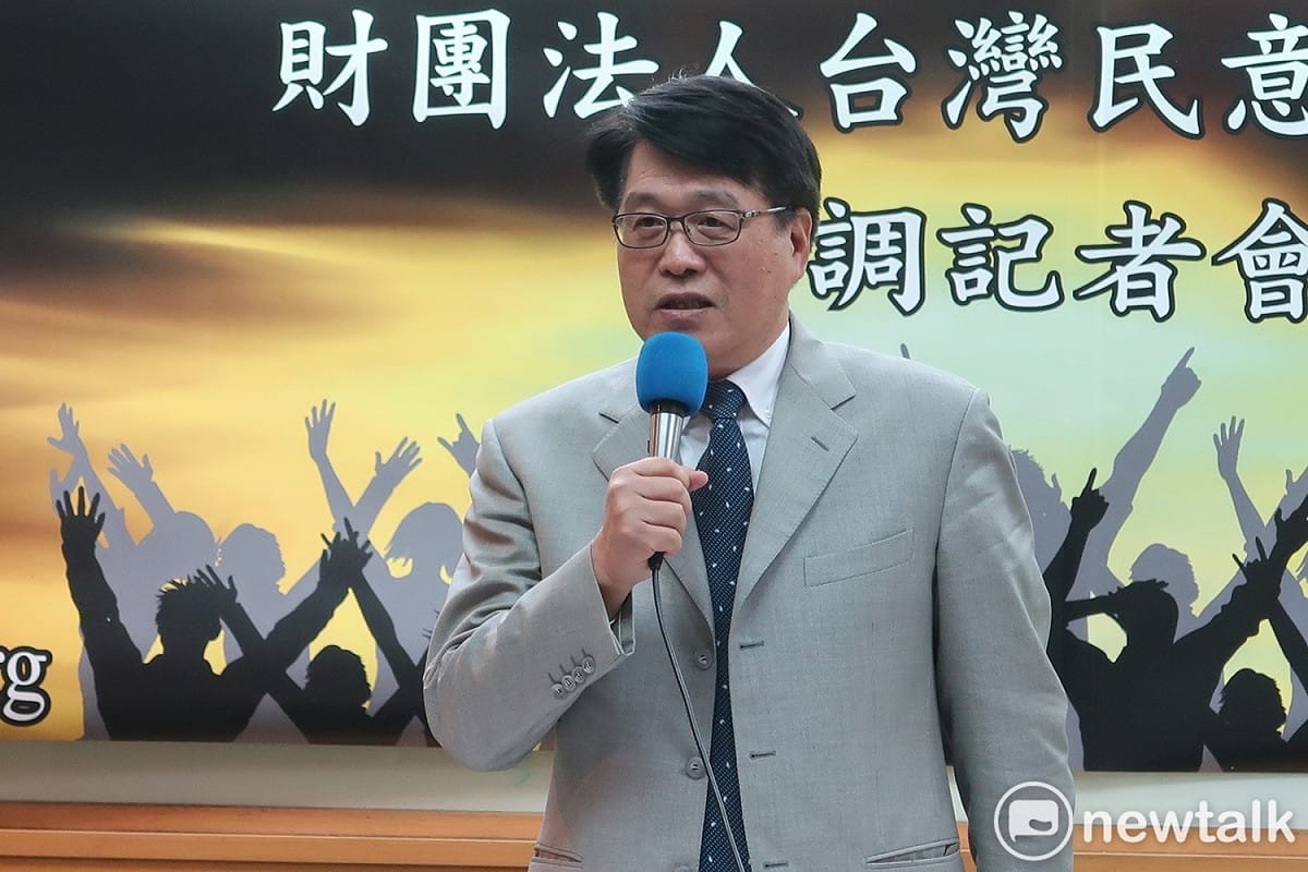 台灣民意基金會董事長游盈隆。 圖：林朝億／攝（資料照片）