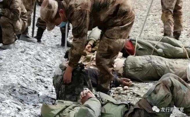 最新的中印邊界衝突，造成雙方不少士兵受傷。 圖 : 翻攝自龍行觀察室