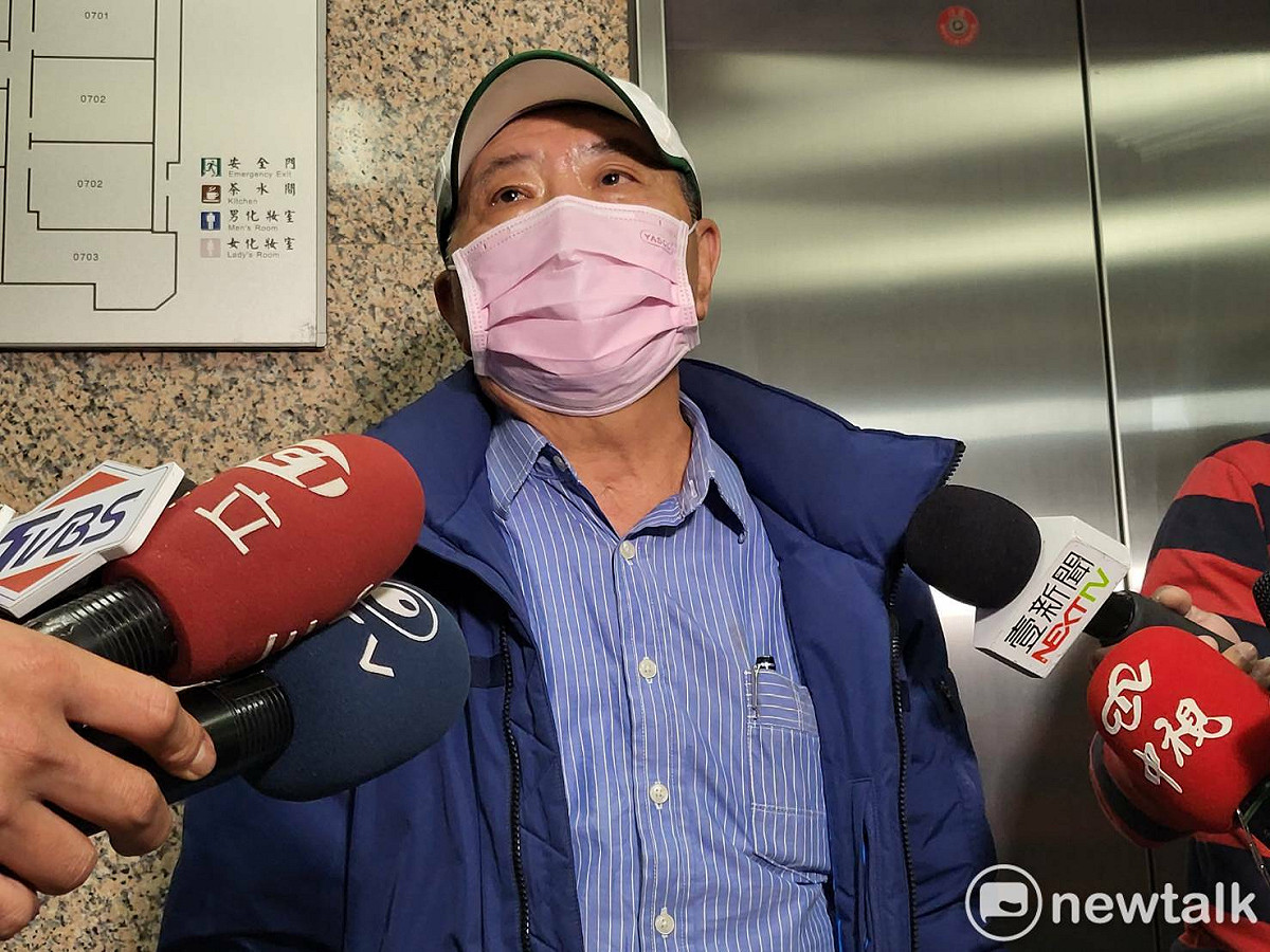 ，前立委、立委蔡易餘父親蔡啟芳。 圖：陳佩君／攝