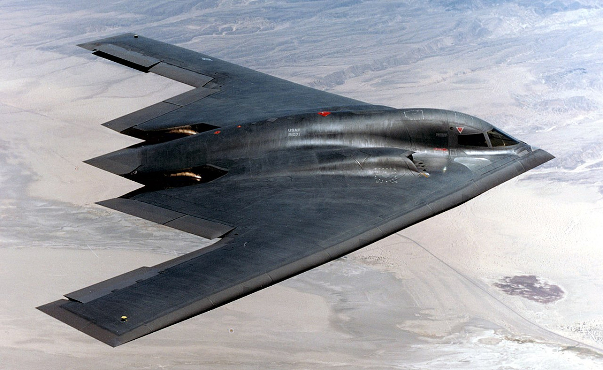 B-2隱形轟炸機是全球最先進的轟炸機，近年經常被派遣到印太、中東、歐洲等地巡航，用來展示美國空軍的強大實力。  圖:翻攝自維基百科