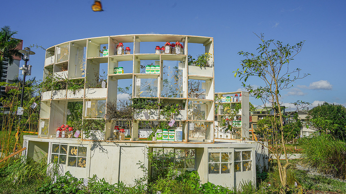 國立嘉義大學景觀學系《來一帖療癒身心的良藥》。 圖：新北市景觀處提供