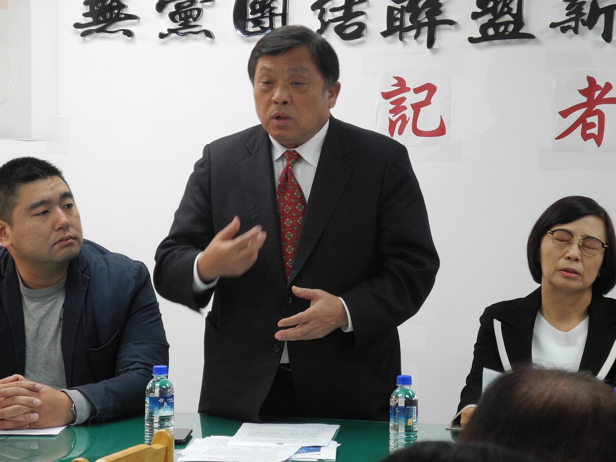 無黨團結聯盟總召蔡錦賢已多次配合國民黨，退出參選副議長，今年動向受矚目。 圖：王峻昌攝