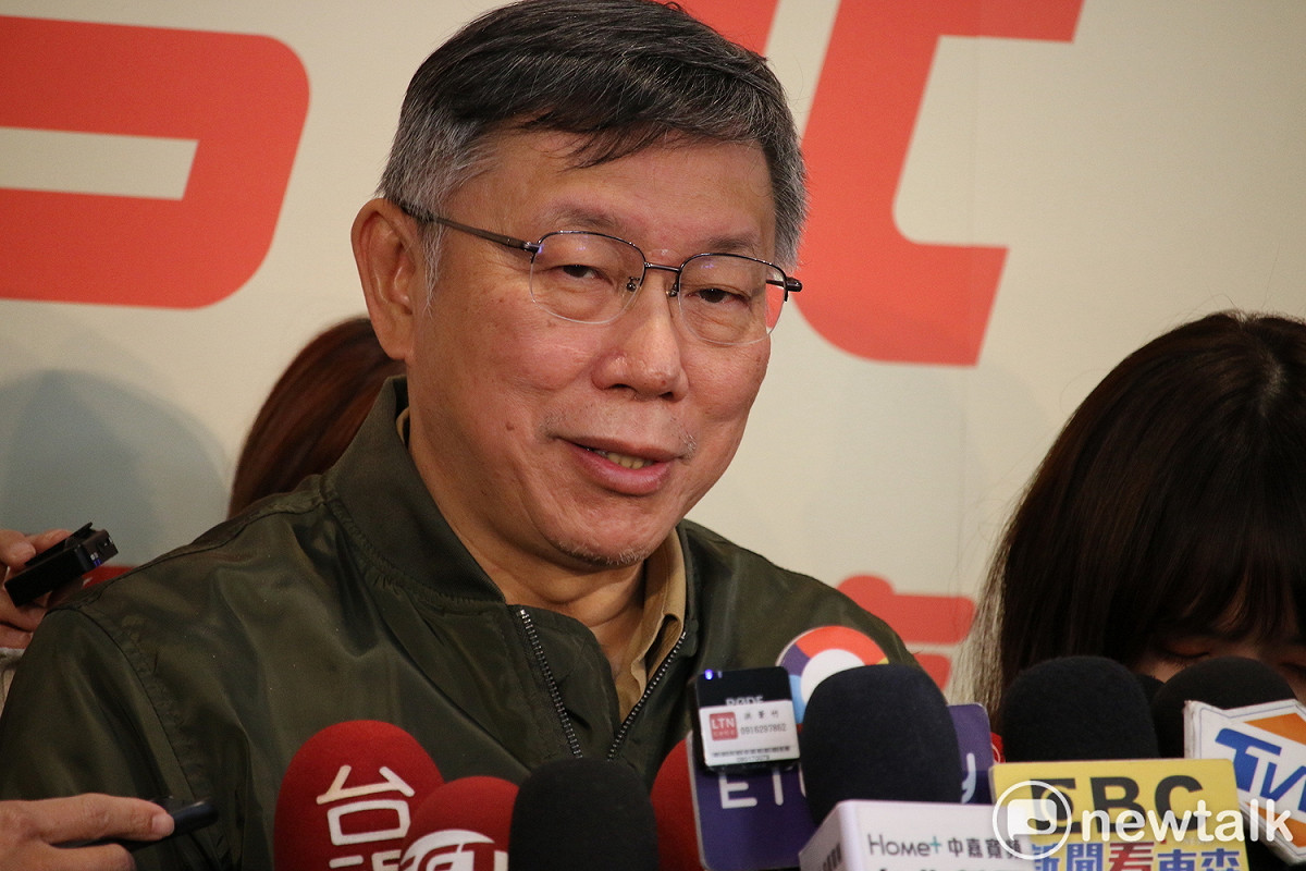 台北市長柯文哲。 圖：周煊惠 / 攝