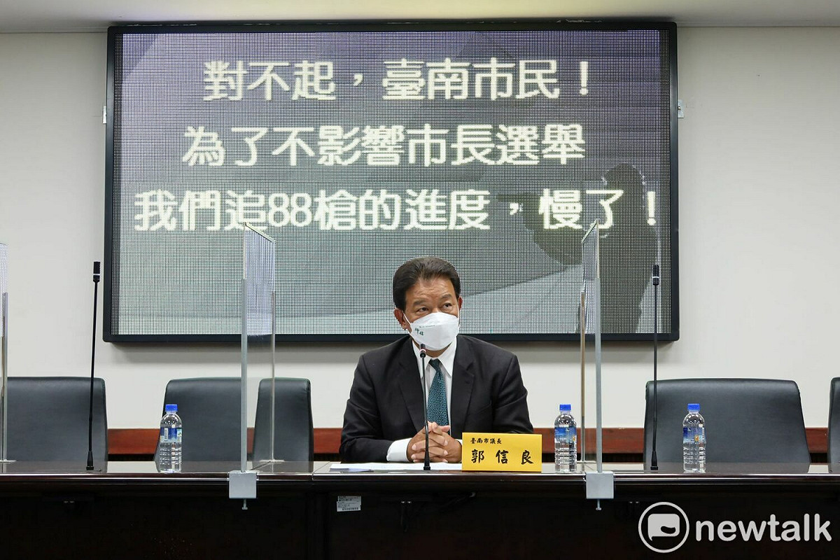 無黨籍現任台南市議長郭信良將爭取連任。 圖：黃博郎／攝