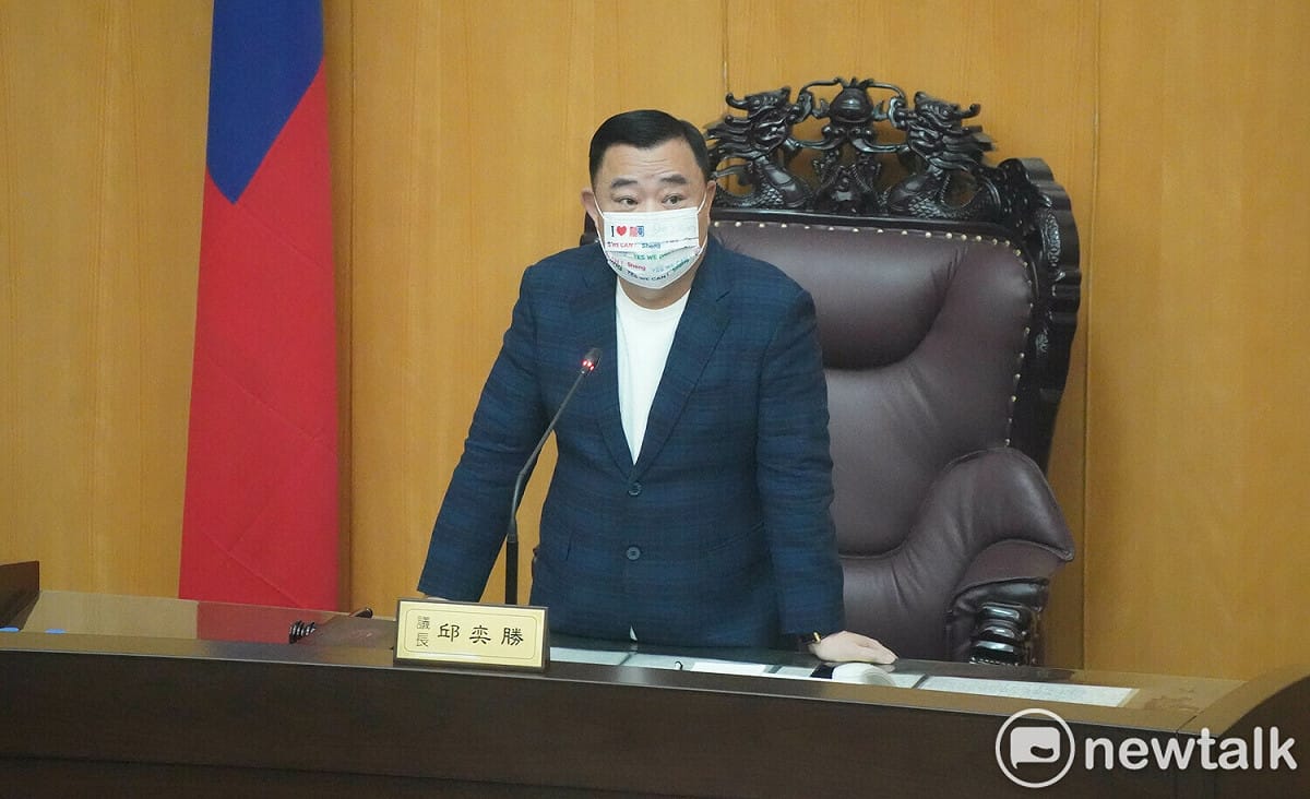 現任桃園市議會議長邱奕勝爭取連任應無懸念。 圖：林昀真/攝