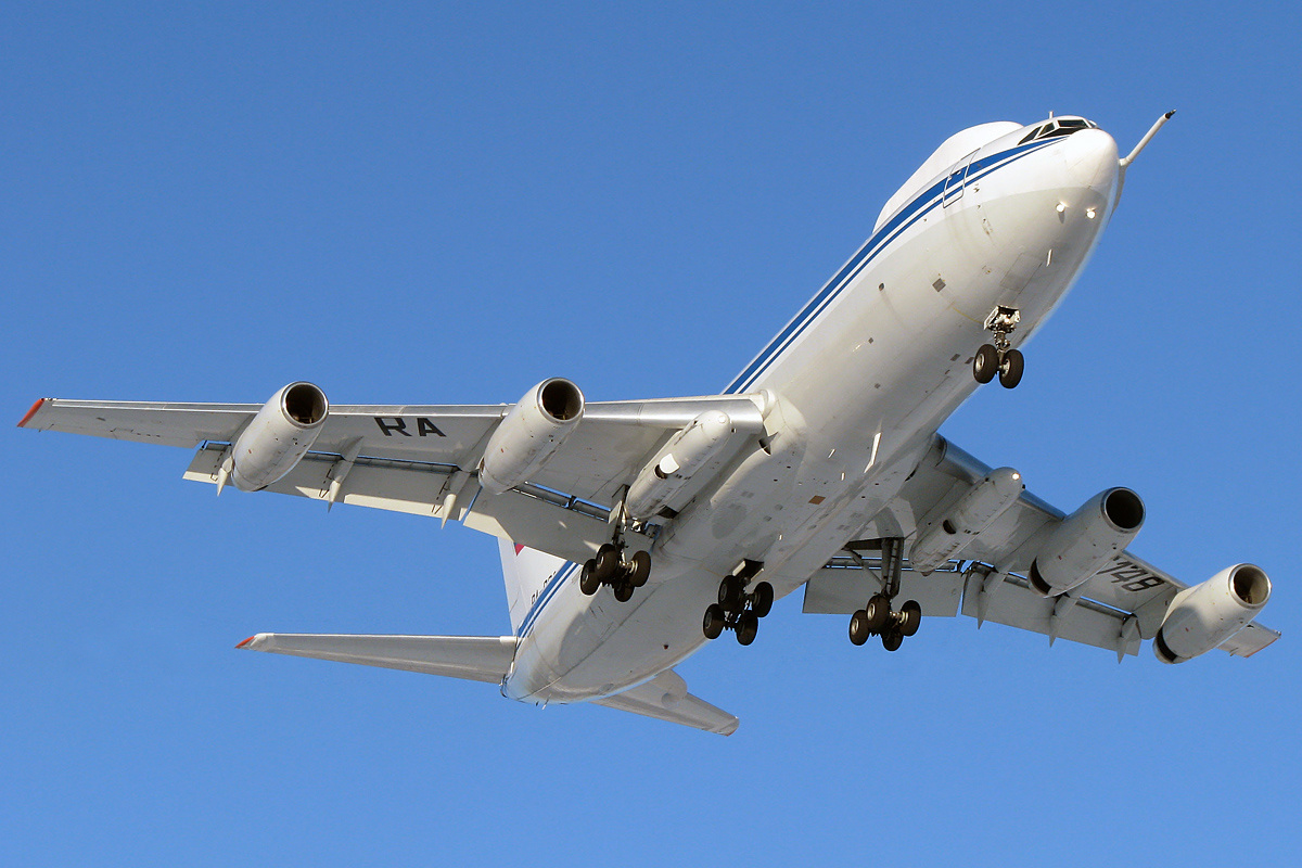 俄末日飛機「伊留申IL-80」（Ilyushin Il-80），機頭可看到加油探頭。 圖：翻攝自維基百科（資料照）