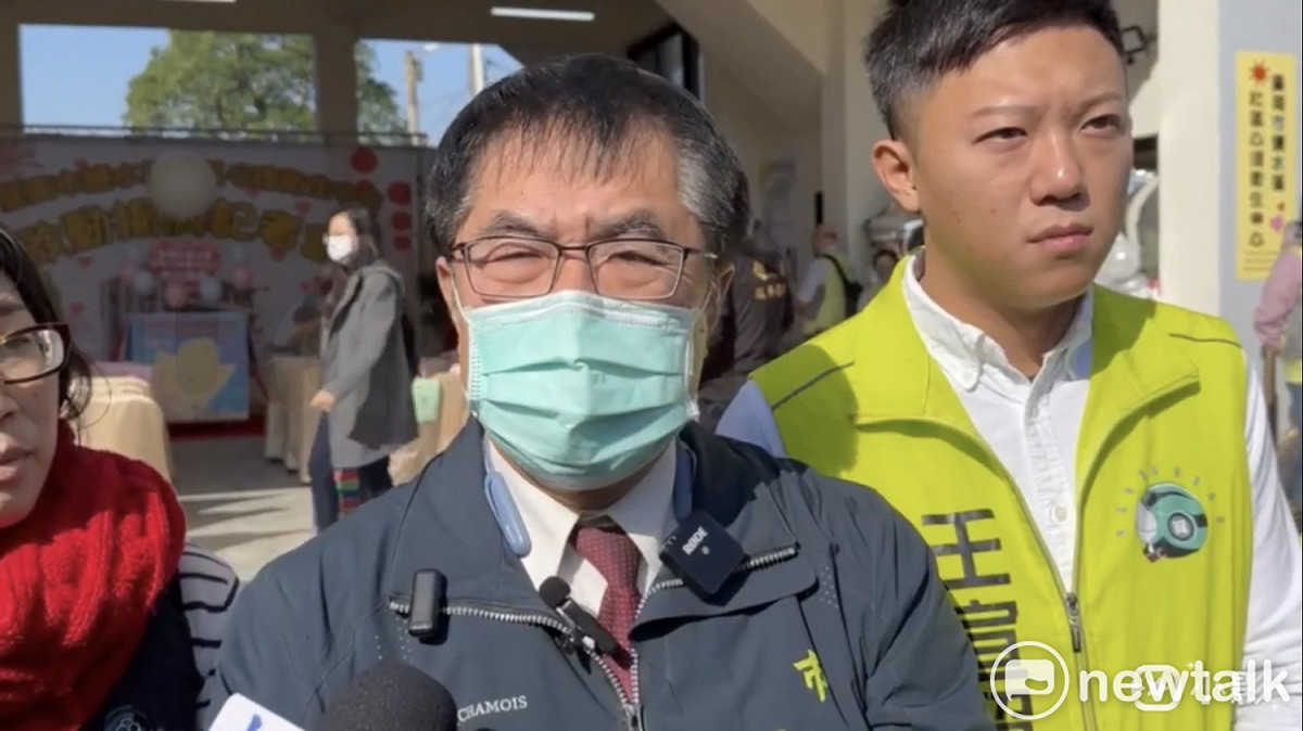 黃偉哲表示，對於台南地檢署偵辦貪瀆、槍擊等案件全力支持，對小內閣成員有人涉案感到痛心，相關案件未來的發展他的態度「就是面對」、謝謝黨中央副秘書長的指教。 圖：黃博郎／攝