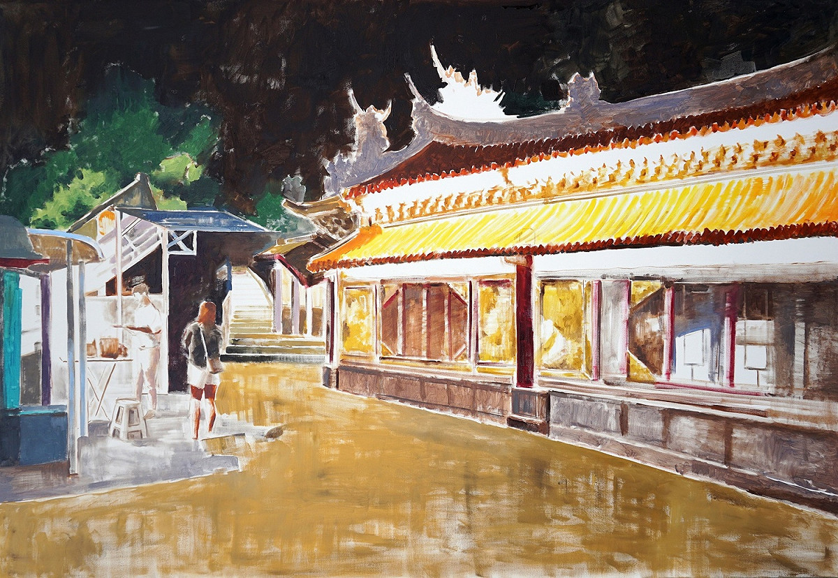 藝術家吳品臻作品《徑間》。 圖：新北市文化局提供